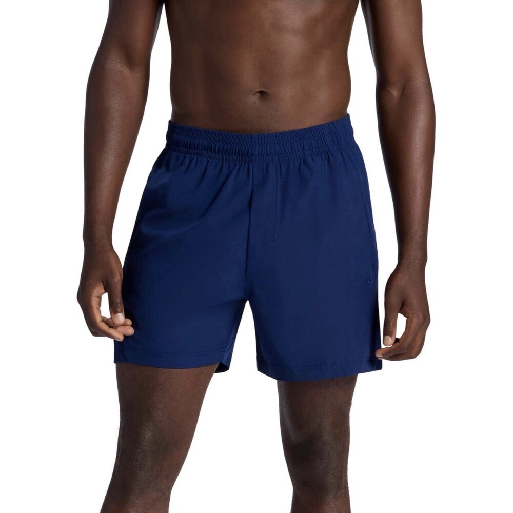 Gaiam Men's Veda 5” Short with Brief, Standard Fit - NWT - Small - Medieval Blue